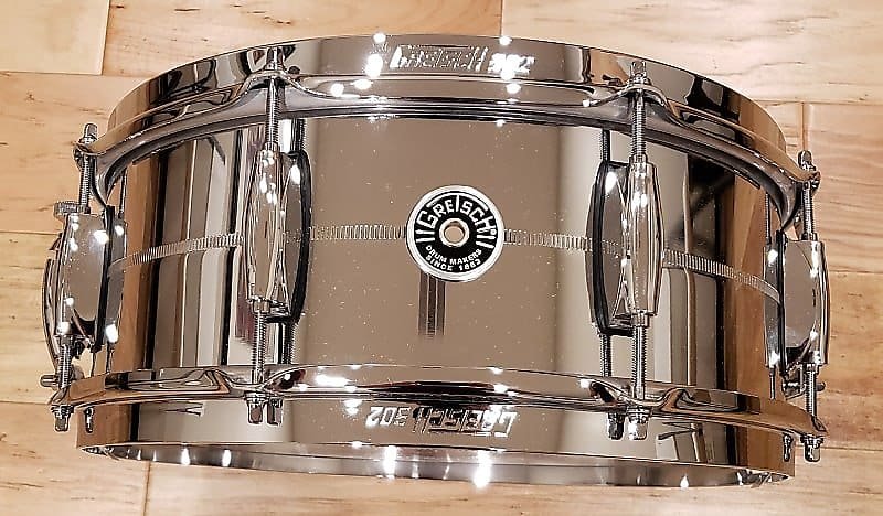 Caisse claire Gretsch GB4165S Brooklyn Series 5,5x14" chromée sur acier